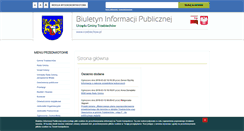 Desktop Screenshot of bip.trzebiechow.pl